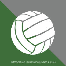 green and gray volleyball team colors