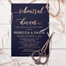 Rehearsal Dinner Invitations