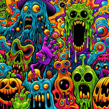 Zombie and Monster themed Halloween Party