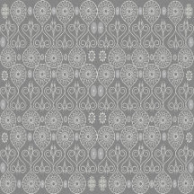 Gray Fibrous Textile Octopus Seeds Patterned