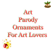 Christmas Ornaments for Art Lovers