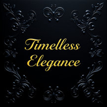 Black & White Elegant Foil Wedding Invitations