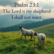 Bible Verse Psalm 23:1