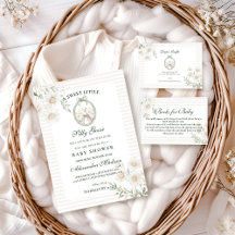 Botanical Gingham Silly Goose Baby Shower