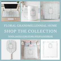 Elegant Grandmillennial Floral Home Collection