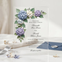 Hydrangea Flowers 3d art Wedding Collection