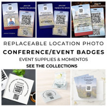 CONFERENCE BADGES YOUR EVENT BACKGROUND PHOTO