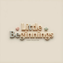 🌿 LITTLE BEGINNINGS – BABY ANNOUNCEMENT CARDS