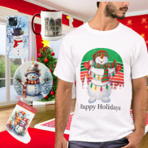 Festive Christmas Snowman