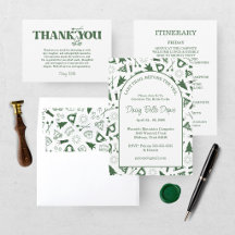 Modern Camp Bachelorette Green Collection