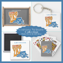 Louisiana Nickname Word Art Collection