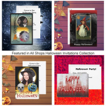 All Shops Halloween Invitations