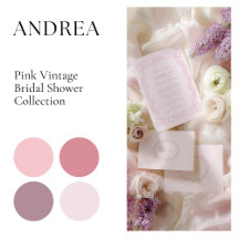 Andrea • Vintage Pink Romantic Bridal Shower 