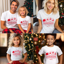 Matching Family Christmas Personalized T-Shirts