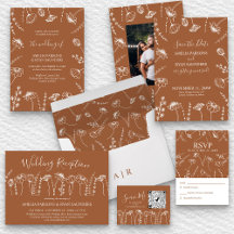 Wildflower Sketch Wedding Suite