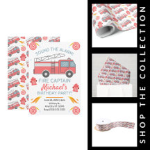 Fire Truck Birthday Party Supplies