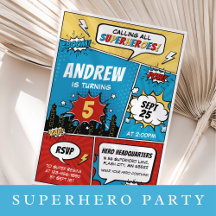 SUPERHERO BIRTHDAY