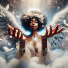 Black Angel Ethereal Fantasy Art