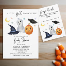 Ghost Halloween Baby Shower 