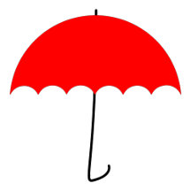 Red umbrella