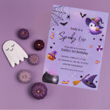 Halloween Ghosts Purple