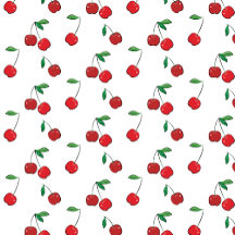 Cherry Berries Red and Blue