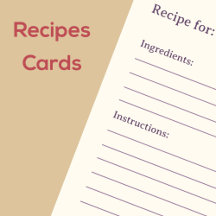 Recipes Cards