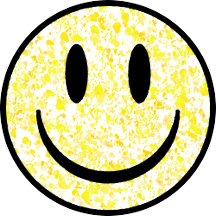 Splattered Smile Face