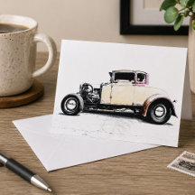 Hot Rod Greeting Cards
