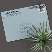 Family Address Rubber Stamps