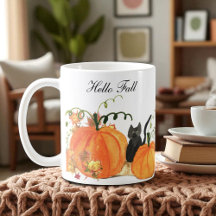 Fall Watercolor pumpkins collection 