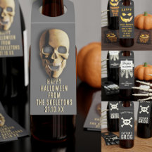 Halloween Bottle Tags
