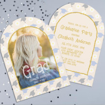 Retro Peach Graduation