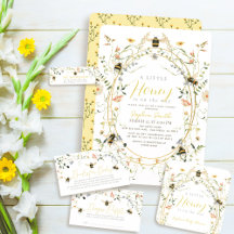 Little Honey Wildflower and Bees Baby Shower
