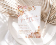 A little pumpkin is on the way! Fall baby shower