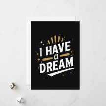 I Have a Dream Inspirational Typography Design