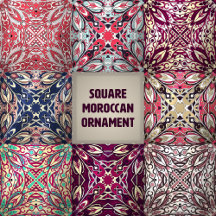 Square moroccan ornament