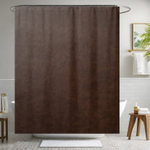 LEATHER Shower Curtain