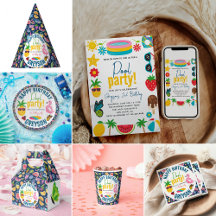 Pool Party | Modern Summer Themed Birthday