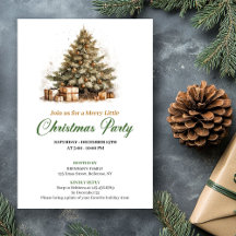 Earthy Neutral Green and Gold Christmas #39E