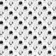 Hamster Butts Pattern