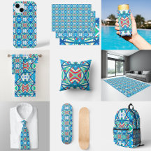 Cornflower Balanced Harmony Colors Abstract Lines