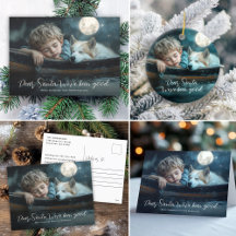 Dear Santa, We've Been Good Family Photo