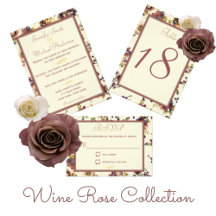 Wine Rose Wedding