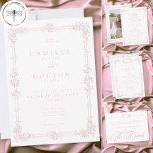 Elegant Vintage Baroque Dusty Pink Wedding