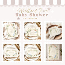 Elegant Woodland Fern Baby Shower
