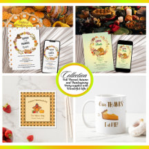Fall Themed Autumn & Thanksgiving 