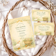 Vintage Storybook Silly Goose Baby Shower