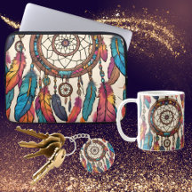 Colorful Southwest Dreamcatcher Ai Generated 