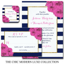 The Chic Modern Luxe Wedding Collection Pink Roses